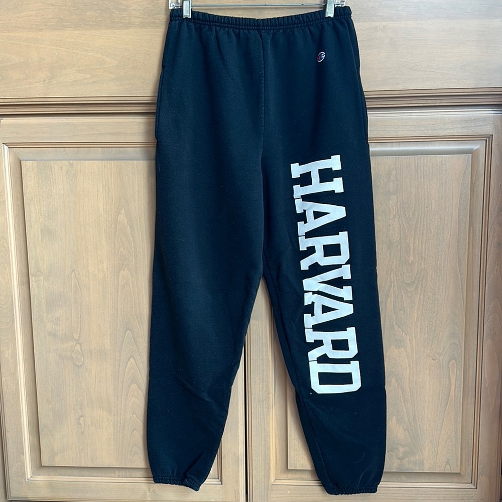Vintage Harvard University Champion high rise relaxed fit jogger sweatpants